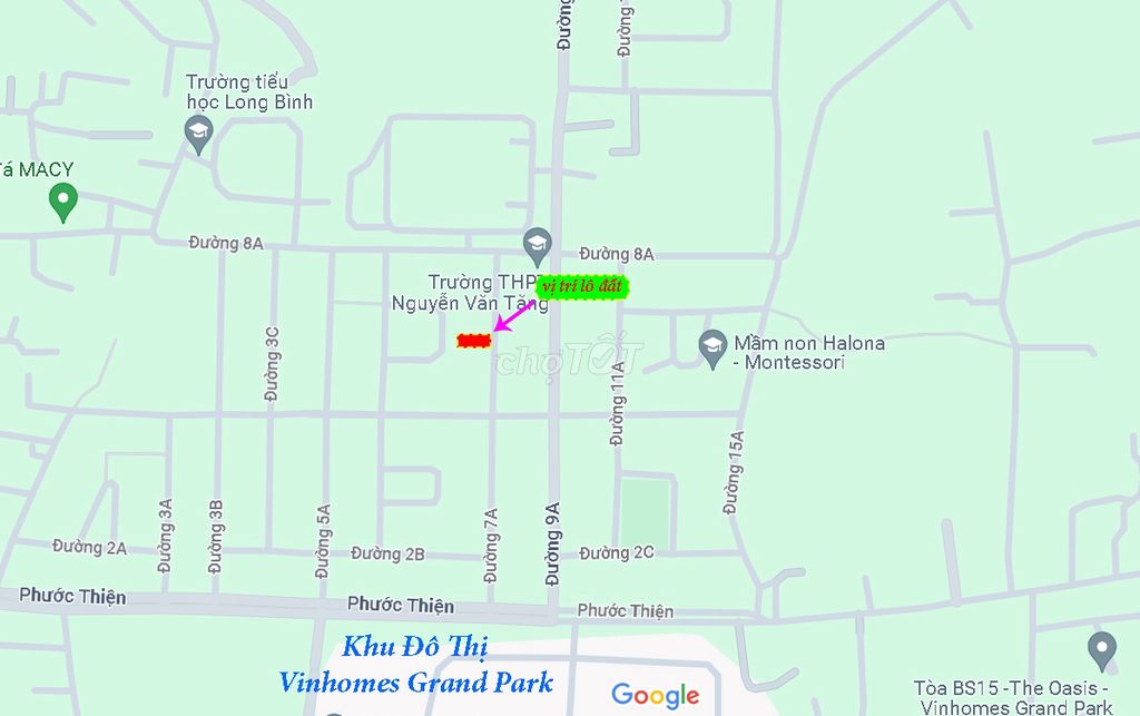 Bán đất 7A Phước Thiện